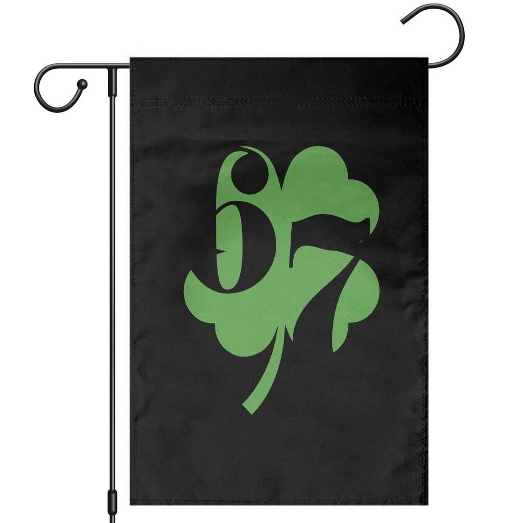 Funny St Patricks Day 67 Six Seven Meme Shamrock Garden Flag TS11 Black Print Your Wear