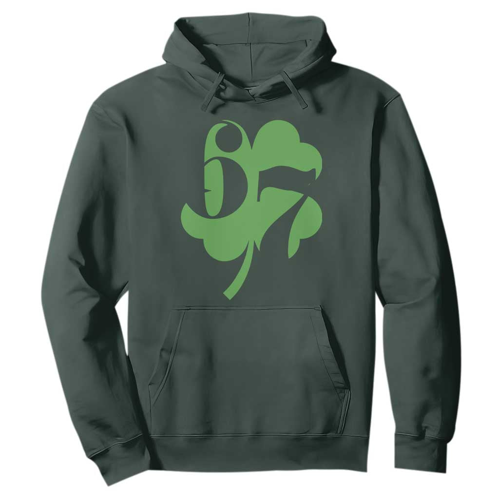 Funny St Patricks Day 67 Six Seven Meme Shamrock Hoodie TS11 Dark Forest Green Print Your Wear