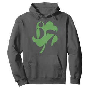 Funny St Patricks Day 67 Six Seven Meme Shamrock Hoodie TS11 Dark Heather Print Your Wear