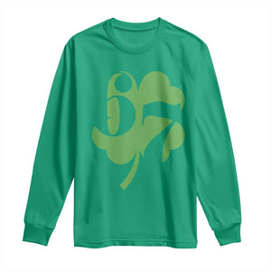 Funny St Patricks Day 67 Six Seven Meme Shamrock Long Sleeve Shirt TS11 Irish Green Print Your Wear
