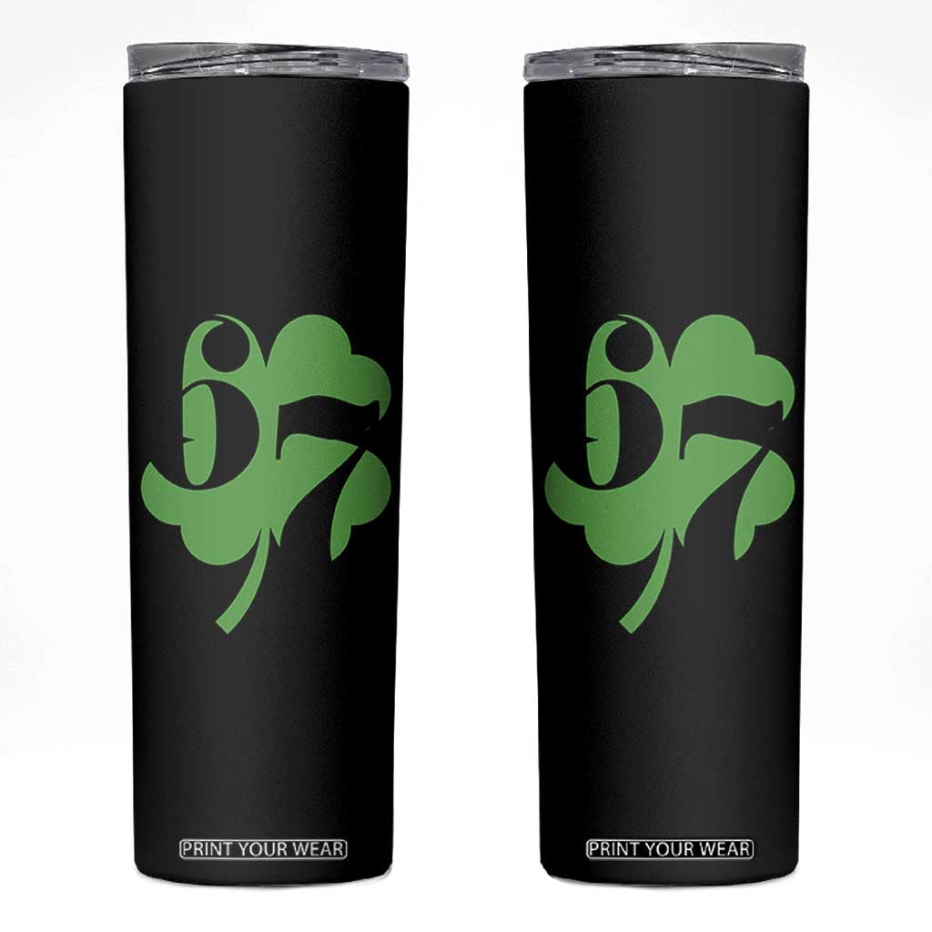 Funny St Patricks Day 67 Six Seven Meme Shamrock Skinny Tumbler TS11 Black Print Your Wear