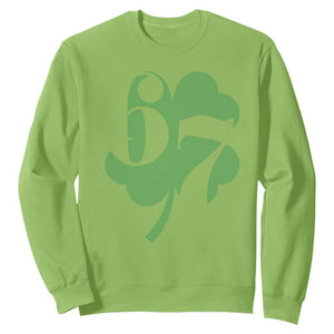 Funny St Patricks Day 67 Six Seven Meme Shamrock Sweatshirt TS11 Lime Print Your Wear