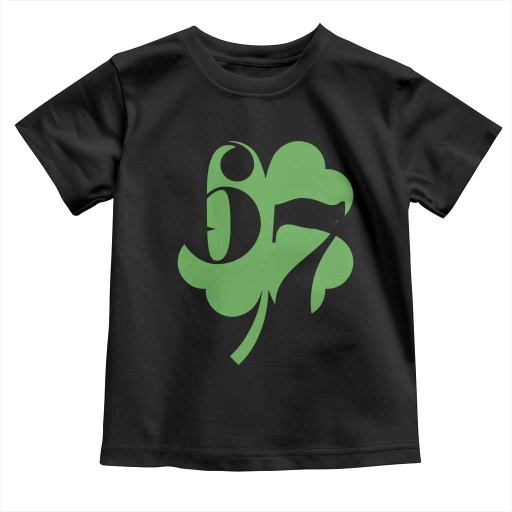 Funny St Patricks Day 67 Six Seven Meme Shamrock Toddler T Shirt TS11 Black Print Your Wear