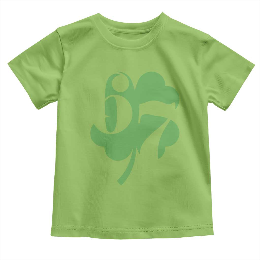 Funny St Patricks Day 67 Six Seven Meme Shamrock Toddler T Shirt TS11 Lime Print Your Wear