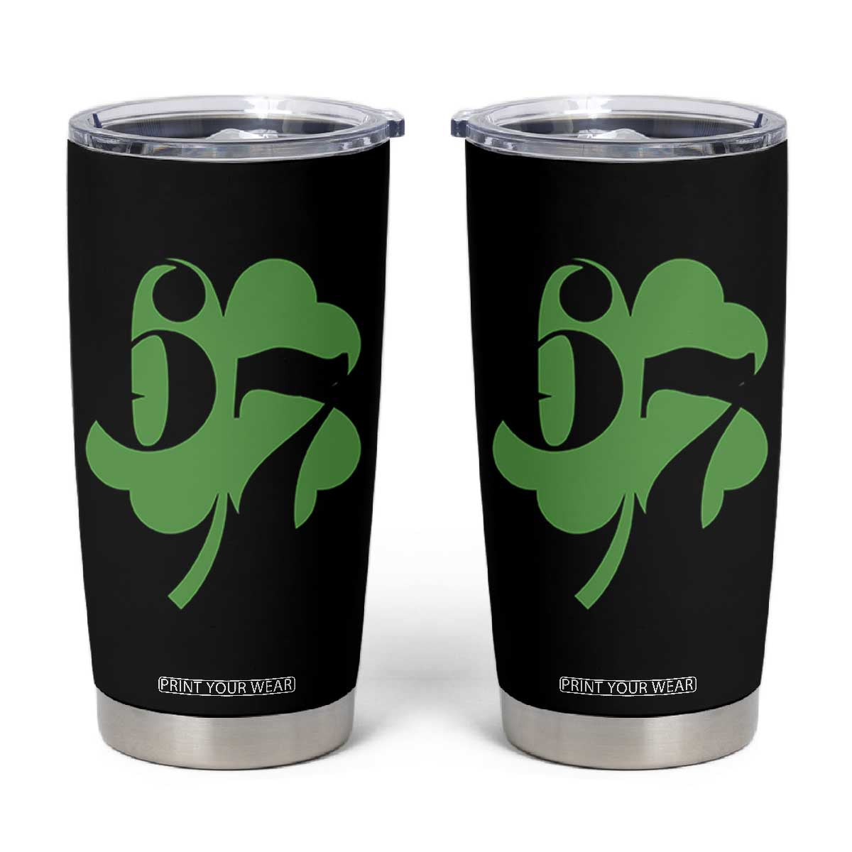 Funny St Patricks Day 67 Six Seven Meme Shamrock Tumbler Cup TS11 Black Print Your Wear