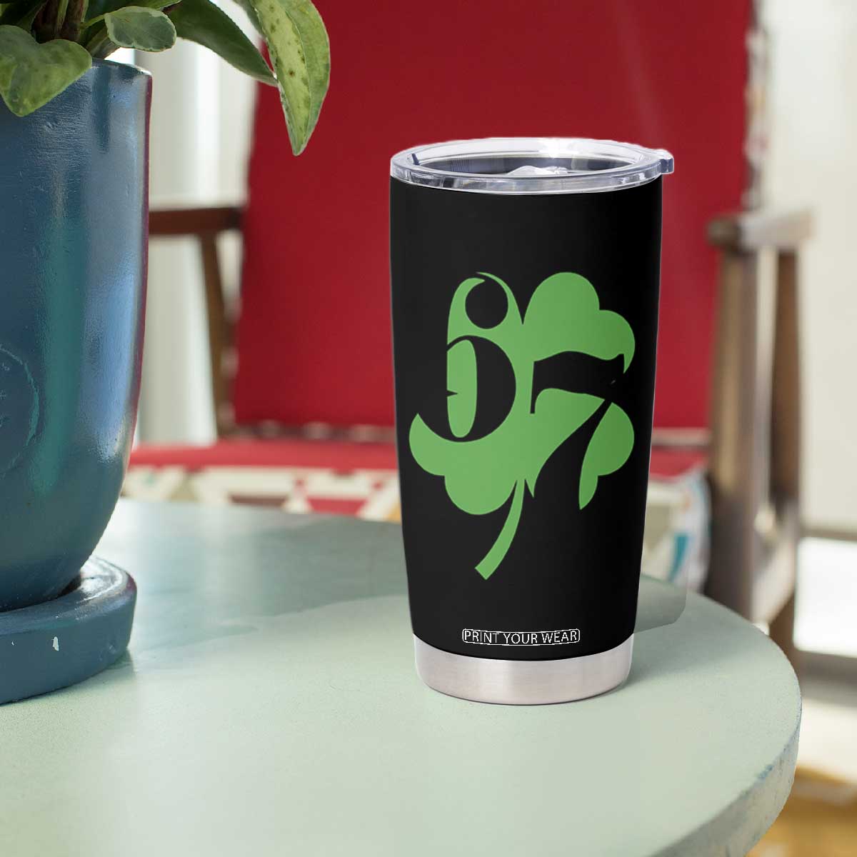 Funny St Patricks Day 67 Six Seven Meme Shamrock Tumbler Cup TS11 Print Your Wear