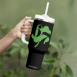 Funny St Patricks Day 67 Six Seven Meme Shamrock Tumbler With Handle TS11 Print Your Wear