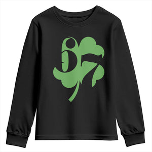 Funny St Patricks Day 67 Six Seven Meme Shamrock Youth Sweatshirt TS11 Black Print Your Wear