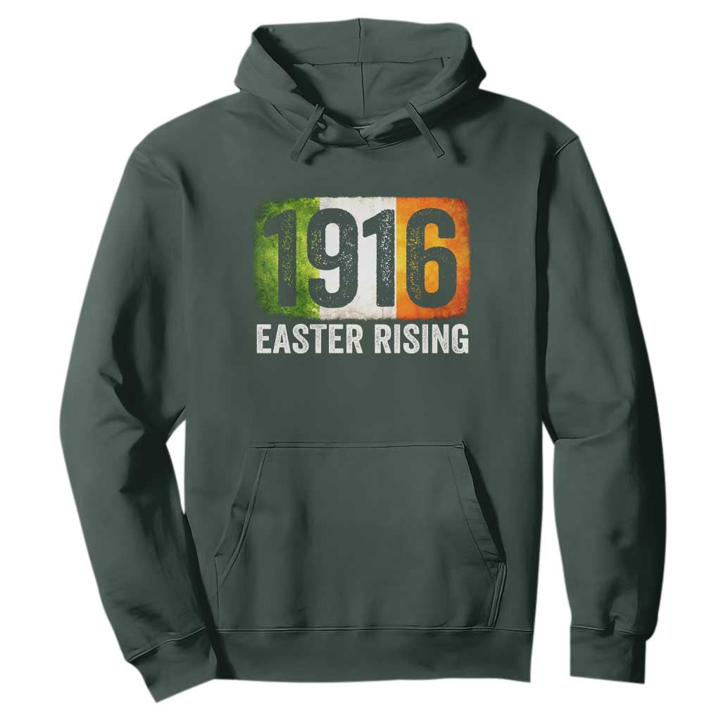 Ireland Easter Rising 1916 Hoodie Irish Rebellion Vintage Flag TS11 Dark Forest Green Print Your Wear