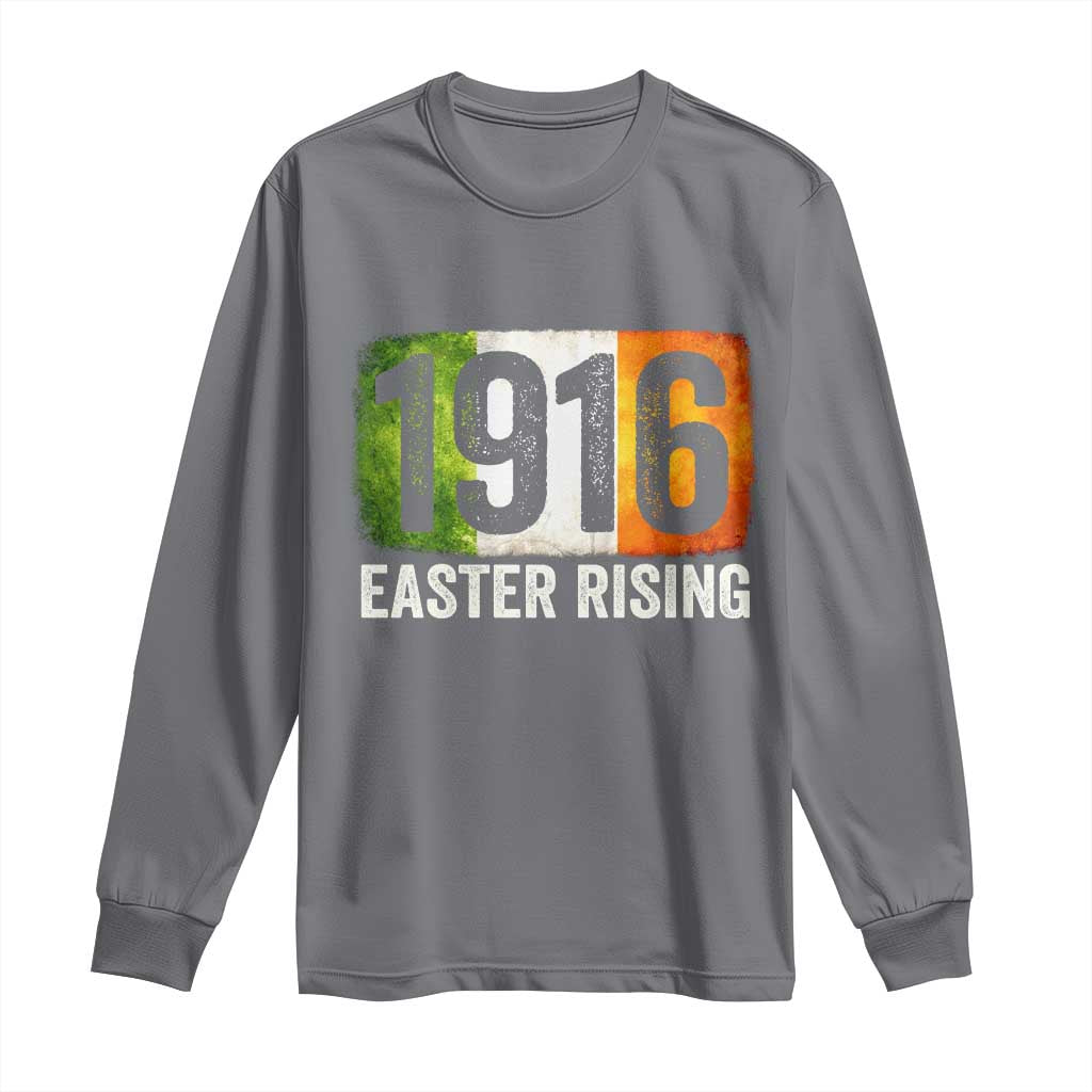 Ireland Easter Rising 1916 Long Sleeve Shirt Irish Rebellion Vintage Flag TS11 Charcoal Print Your Wear