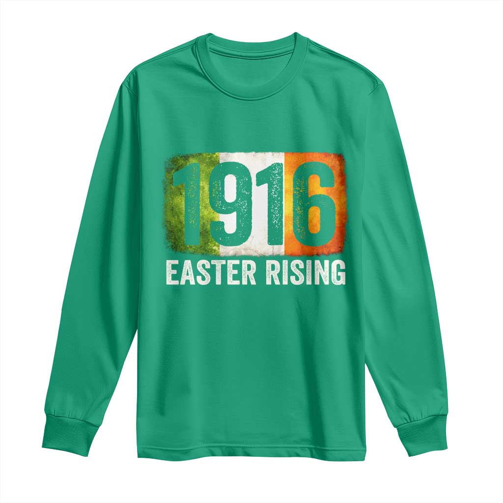 Ireland Easter Rising 1916 Long Sleeve Shirt Irish Rebellion Vintage Flag TS11 Irish Green Print Your Wear