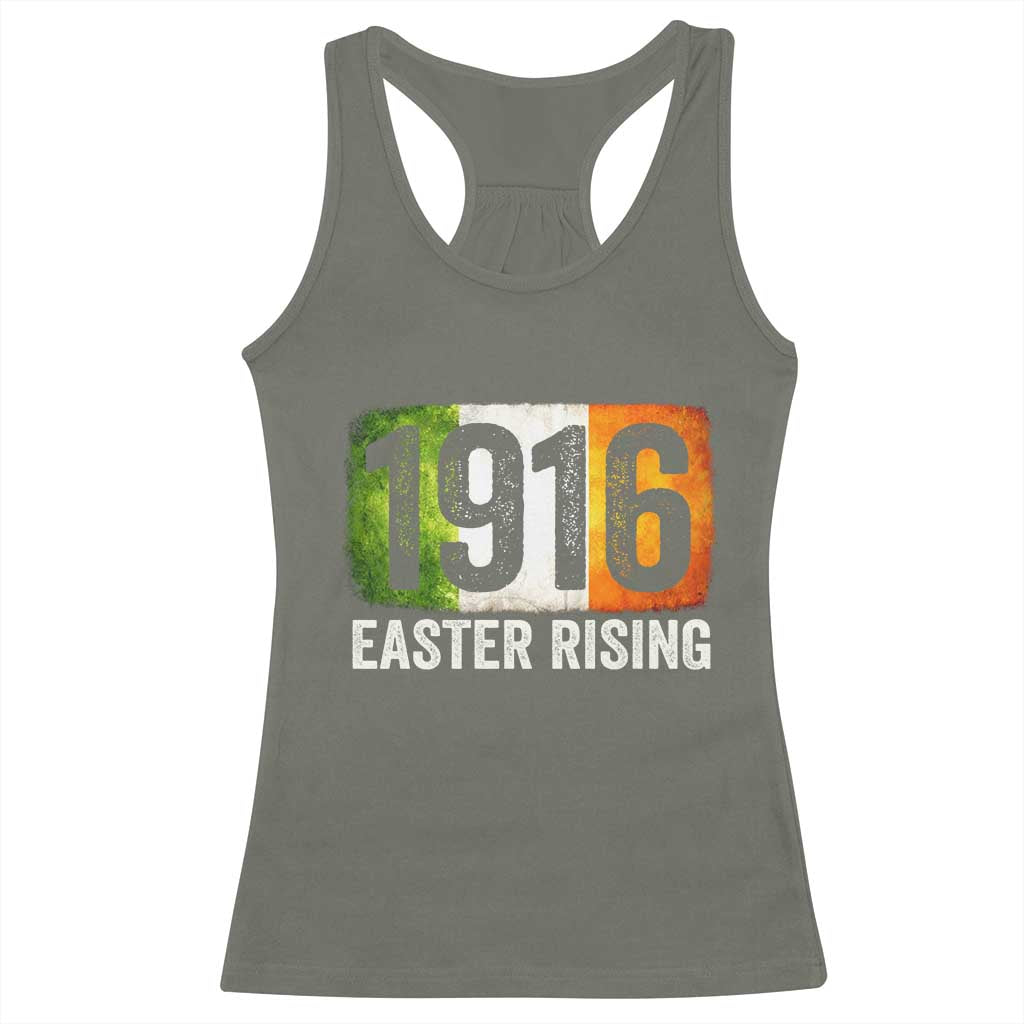 Ireland Easter Rising 1916 Racerback Tank Top Irish Rebellion Vintage Flag TS11 Military Green Print Your Wear
