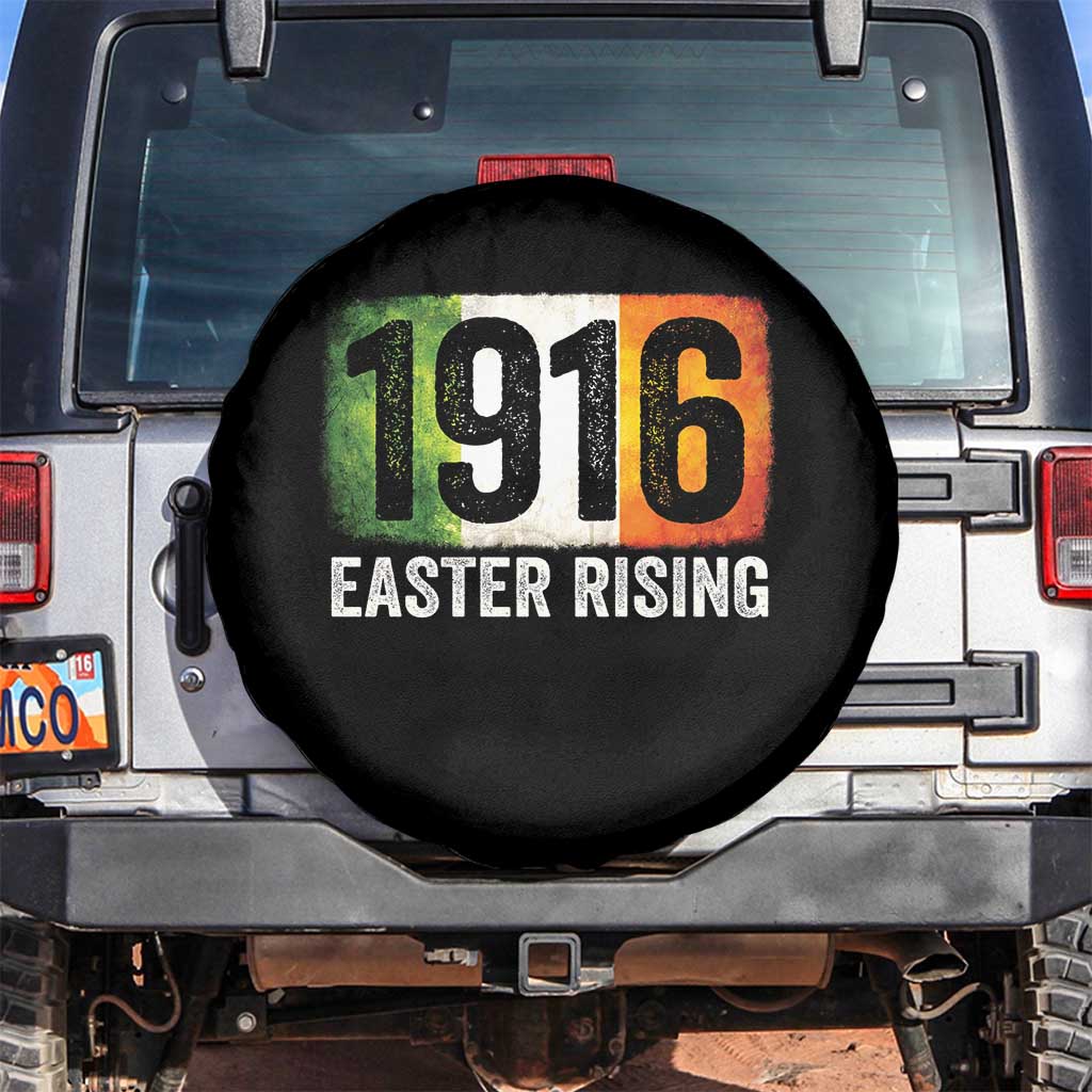 Ireland Easter Rising 1916 Spare Tire Cover Irish Rebellion Vintage Flag TS11 No hole Black Print Your Wear