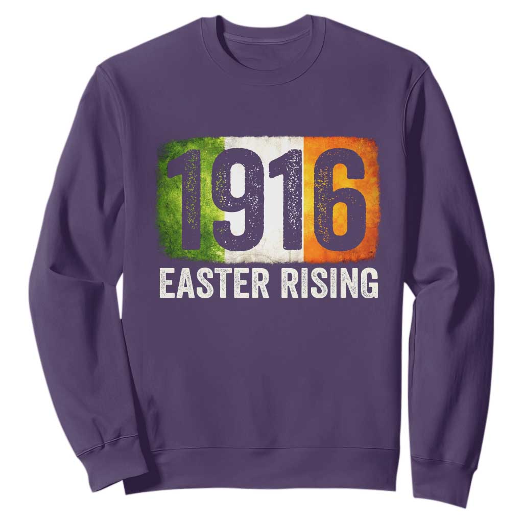 Ireland Easter Rising 1916 Sweatshirt Irish Rebellion Vintage Flag TS11 Purple Print Your Wear
