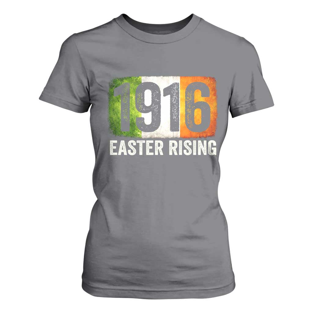 Ireland Easter Rising 1916 T Shirt For Women Irish Rebellion Vintage Flag TS11 Charcoal Print Your Wear