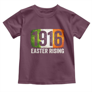 Ireland Easter Rising 1916 Toddler T Shirt Irish Rebellion Vintage Flag TS11 Maroon Print Your Wear