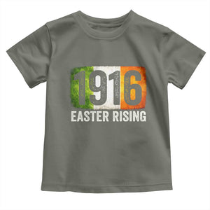 Ireland Easter Rising 1916 Toddler T Shirt Irish Rebellion Vintage Flag TS11 Military Green Print Your Wear