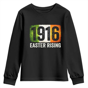 Ireland Easter Rising 1916 Youth Sweatshirt Irish Rebellion Vintage Flag TS11 Black Print Your Wear
