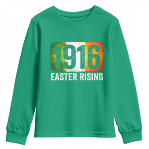 Ireland Easter Rising 1916 Youth Sweatshirt Irish Rebellion Vintage Flag TS11 Irish Green Print Your Wear