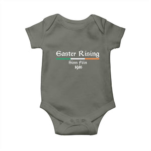 Easter Rising Sinn Fein 1916 Baby Onesie Irish War Of Independence TS11 Military Green Print Your Wear
