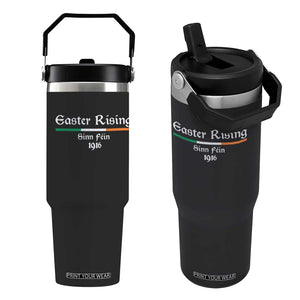 Easter Rising Sinn Fein 1916 Flip Straw Tumbler Irish War Of Independence TS11 One Size: 30 oz Black Print Your Wear