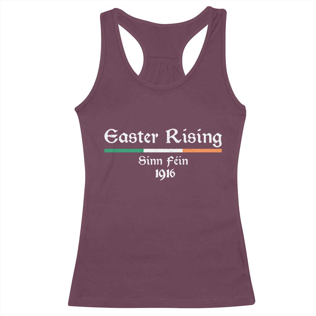 Easter Rising Sinn Fein 1916 Racerback Tank Top Irish War Of Independence TS11 Maroon Print Your Wear