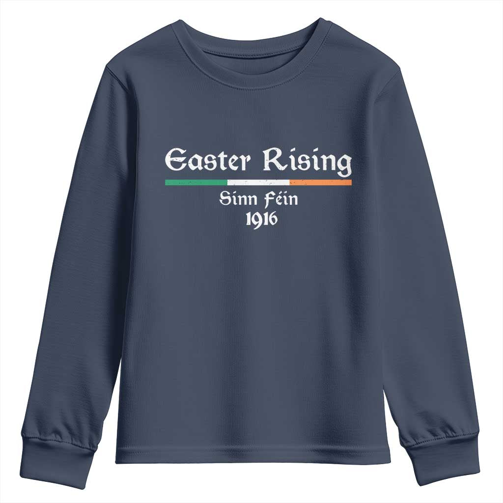 Easter Rising Sinn Fein 1916 Youth Sweatshirt Irish War Of Independence TS11 Navy Print Your Wear