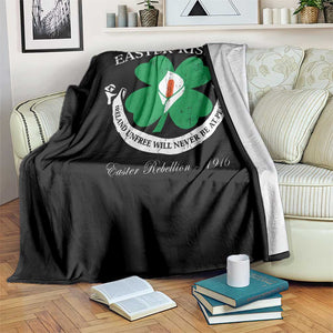 Easter Rising Throw Blanket Ireland Unfree Will Never Be At Peace 1916 Irish Rebellions TS11 Print Your Wear