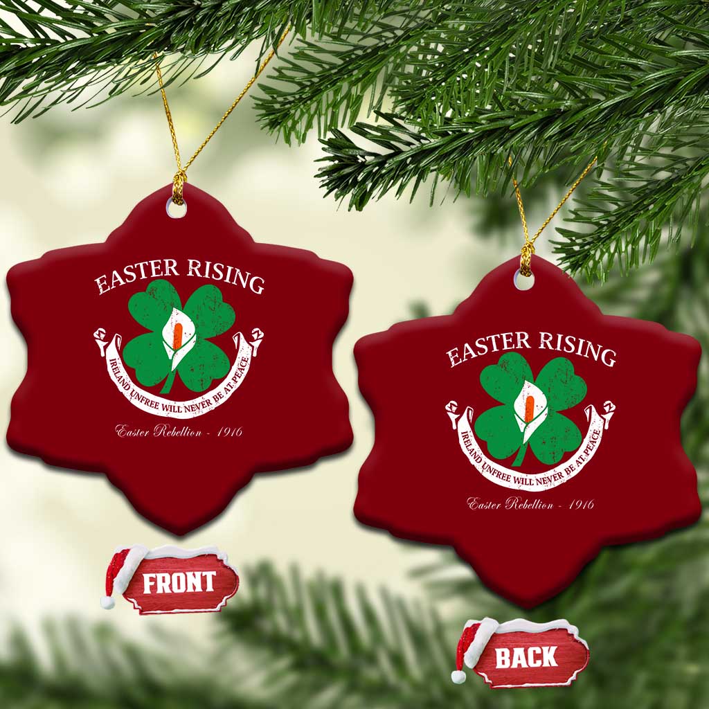 Easter Rising Ceramic Ornament Ireland Unfree Will Never Be At Peace 1916 Irish Rebellions TS11 Print Your Wear