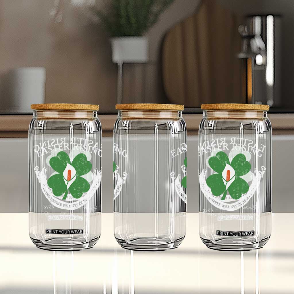 Easter Rising Glass Can Ireland Unfree Will Never Be At Peace 1916 Irish Rebellions TS11 Print Your Wear