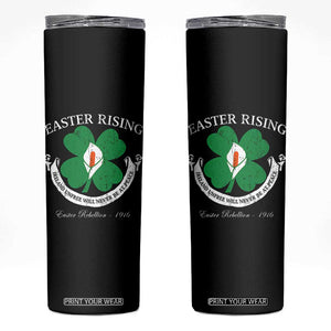 Easter Rising Skinny Tumbler Ireland Unfree Will Never Be At Peace 1916 Irish Rebellions TS11 Black Print Your Wear
