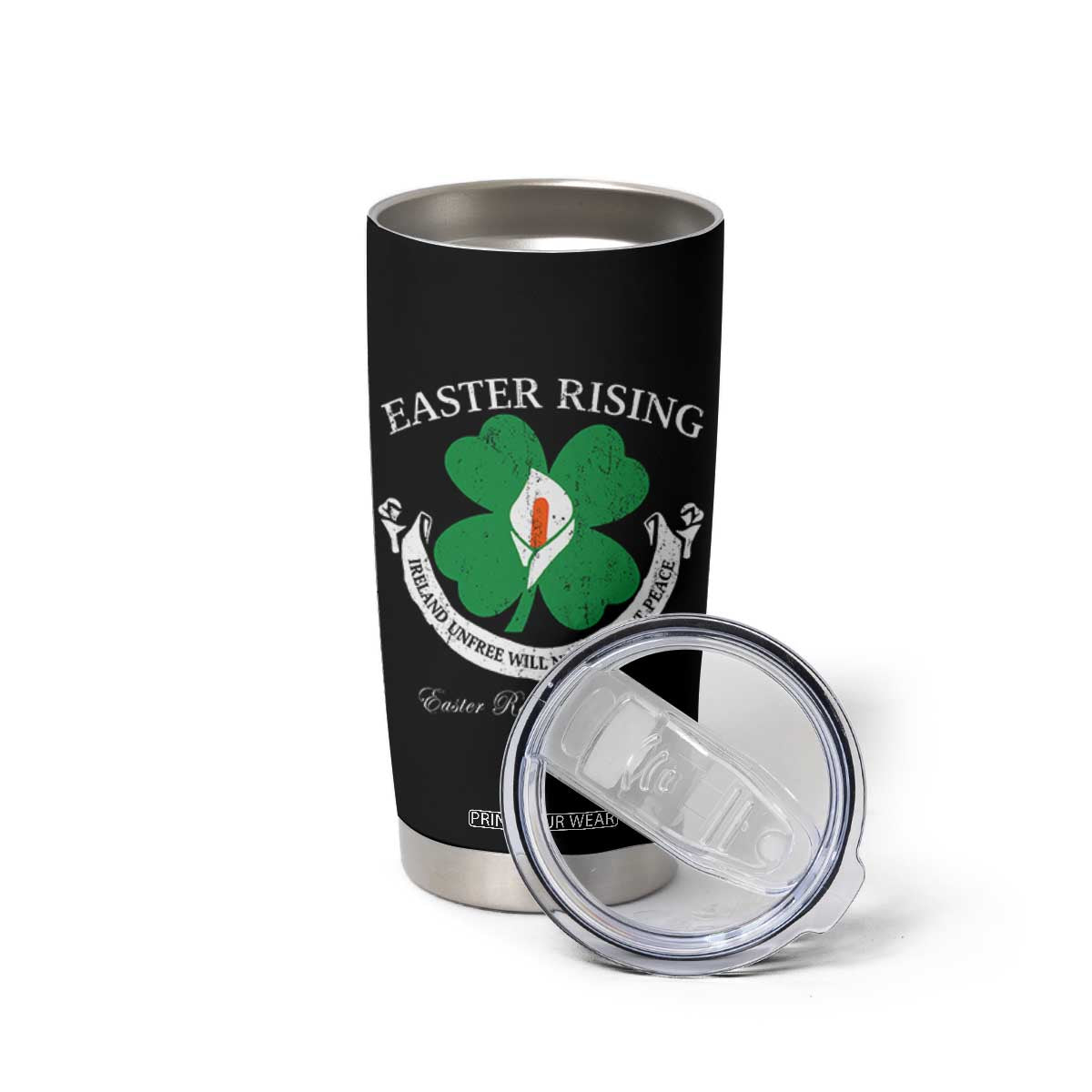 Easter Rising Tumbler Cup Ireland Unfree Will Never Be At Peace 1916 Irish Rebellions TS11 Print Your Wear