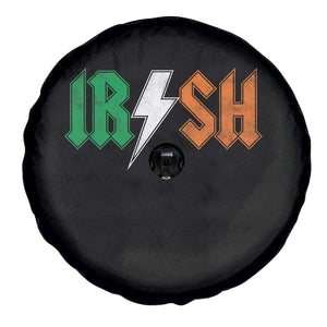 Funny Irish Rocker St Patricks Day Lightning Bolt Rock Music Lover Spare Tire Cover TS11 Print Your Wear