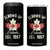 Elbows Up Canada EST 1867 4 in 1 Can Cooler Tumbler True North Strong and Free Proud Canadian Maple Leaf TS11 One Size: 16 oz Black Print Your Wear