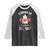 Elbows Up Canada EST 1867 Raglan Shirt True North Strong and Free Proud Canadian Maple Leaf TS11 Black White Print Your Wear