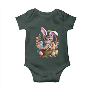 Funny Easter Day Cat Bunny Ears Egg Basket Baby Onesie TS11 Print Your Wear