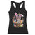 Funny Easter Day Cat Bunny Ears Egg Basket Racerback Tank Top TS11 Black Print Your Wear