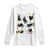Funny Black Cat With Bunny Eggs Easter Day Long Sleeve Shirt TS11 White Print Your Wear