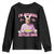 Funny Easter Day Trump Youth Sweatshirt I'm Just Here For The Deviled Eggs Bunny Ears TS11 Black Print Your Wear