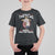 Christian Faith T Shirt For Kid 4th Of July Stand For The Flag Kneel For The Cross USA Flag TS11 Black Print Your Wear
