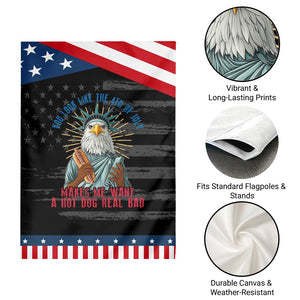 Funny You Look Like The 4th Of July Makes Me Want A Hot Dog Real Bad Garden Flag Eagle Statue Of Liberty TS11 Print Your Wear