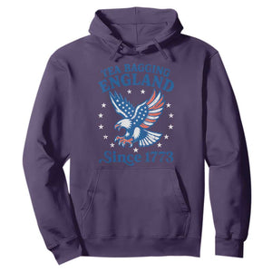Tea Bagging England Since 1773 Hoodie Patriotic Eagle 4th of July
