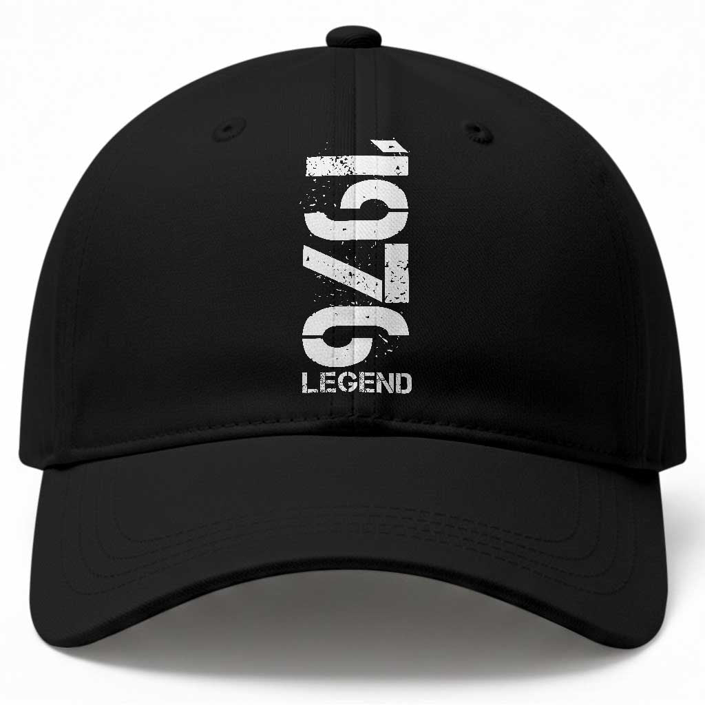 Vintage 1976 Legend Baseball Cap 50th Birthday Gifts Special Milestone