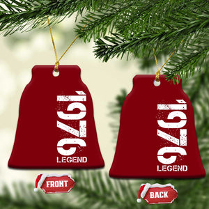 Vintage 1976 Legend Ceramic Ornament 50th Birthday Gifts Special Milestone