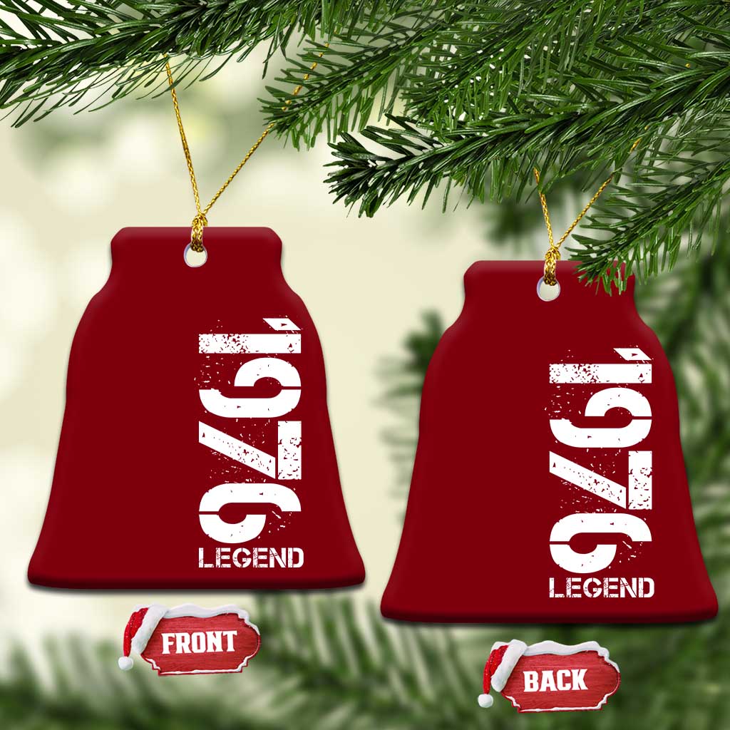 Vintage 1976 Legend Ceramic Ornament 50th Birthday Gifts Special Milestone