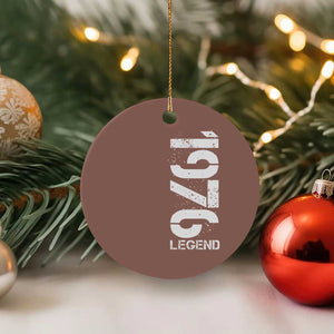 Vintage 1976 Legend Ceramic Ornament 50th Birthday Gifts Special Milestone
