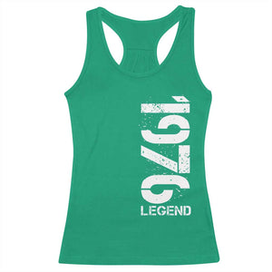 Vintage 1976 Legend Racerback Tank Top 50th Birthday Gifts Special Milestone