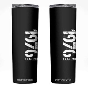 Vintage 1976 Legend Skinny Tumbler 50th Birthday Gifts Special Milestone