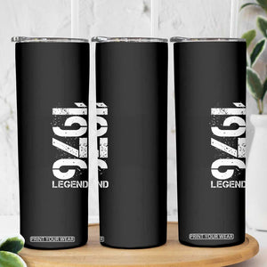 Vintage 1976 Legend Skinny Tumbler 50th Birthday Gifts Special Milestone