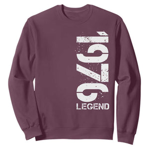 Vintage 1976 Legend Sweatshirt 50th Birthday Gifts Special Milestone
